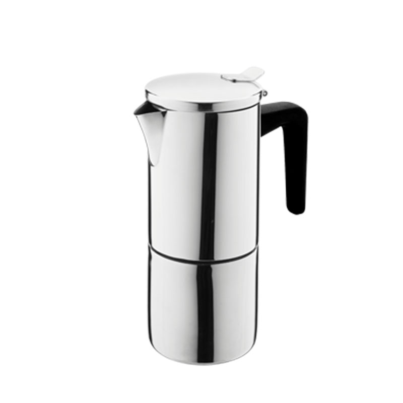 200ml Stianless Steel Expresso Pot in Ristretto Design Induction Compatible