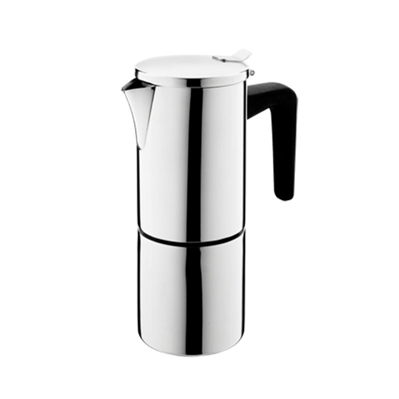 200 ml Stianless Steel Expresso Pot i Ristretto Design Induktion Kompatibel