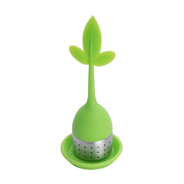 Mesh Tea Strainer con Silicone Drip Trays