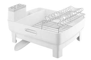 Dish Rack mit Drainboard und Schwenkauslauf