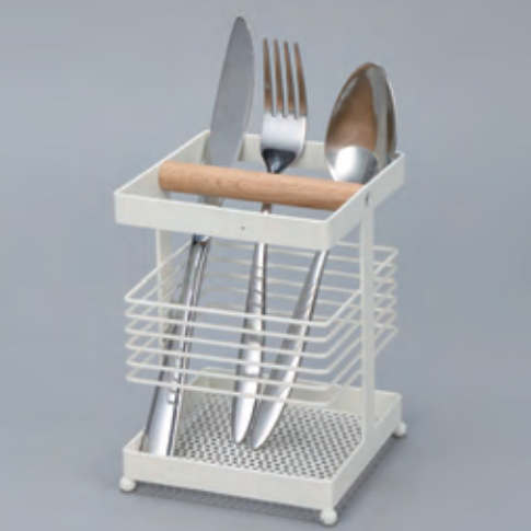 Witte Kleur Utensil Houder voor Keuken Counter