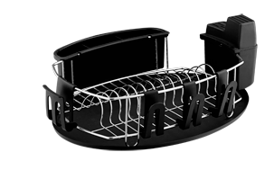 Ruimtebesparende 4-delige Dish Droogrek
