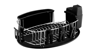 Space-Saving 4-Piece Dish Drying Rack