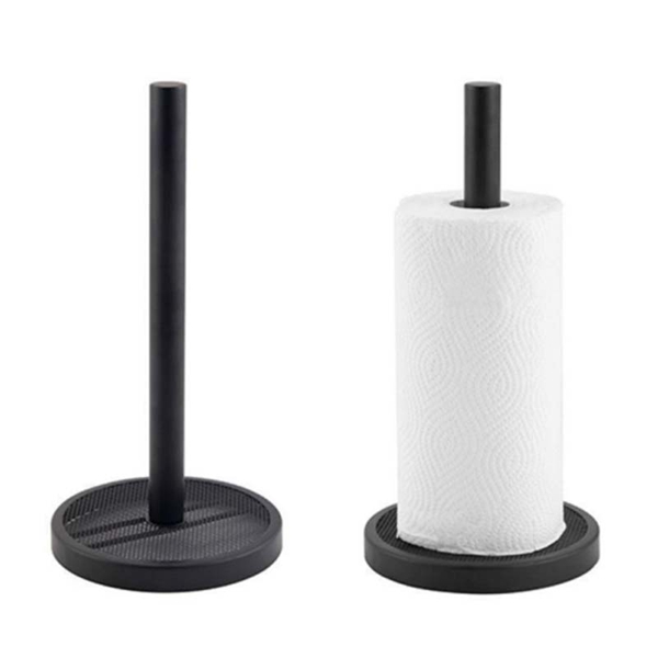Kitchen Towel Holder Free-Standing with Non-Slip Metal Base