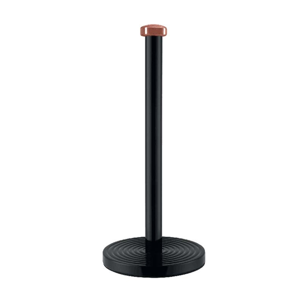 Modern Black Carbon Steel Paper Towel Holder