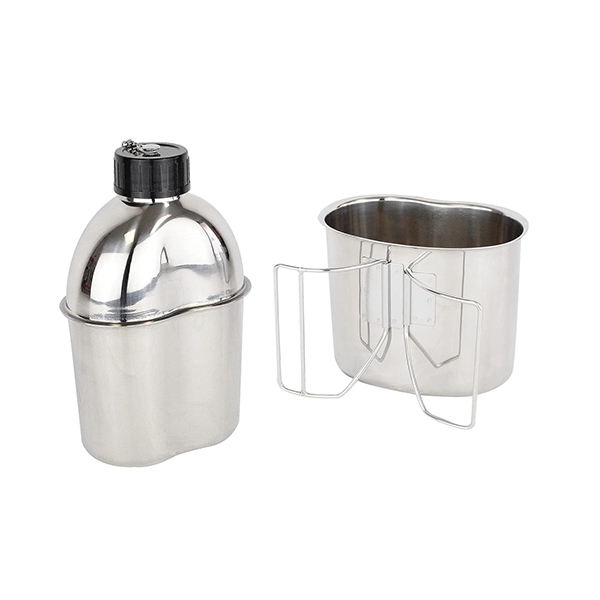 Canteen Kit Cooking Set Camping Canteen Mess Kit with Cup