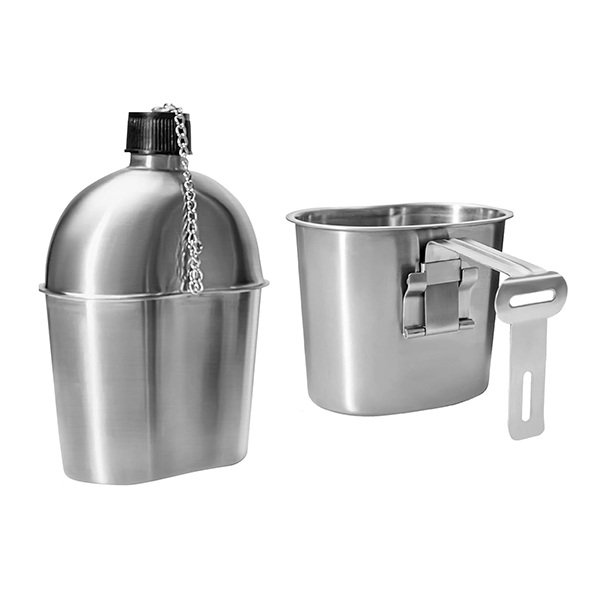 Canteen Kit Ruoanlaitto Set Camping Canteen Mess Kit