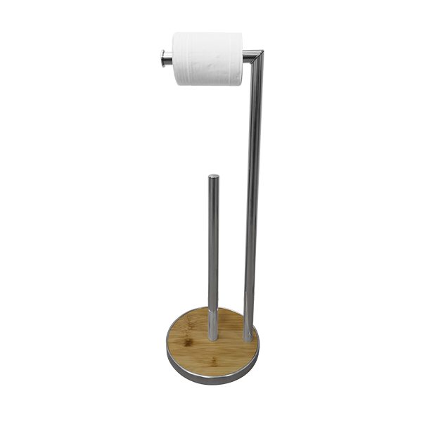 Bamboo Stand Paper Towel Roll Holder