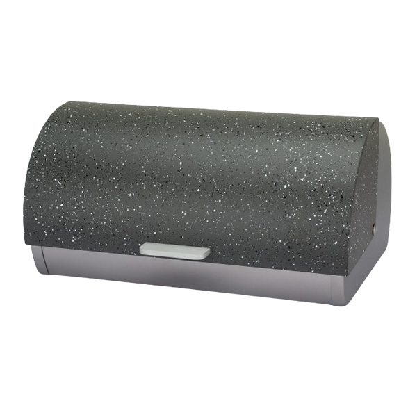 Metal Roll Up Top Lid Storage Container Bin Keeper