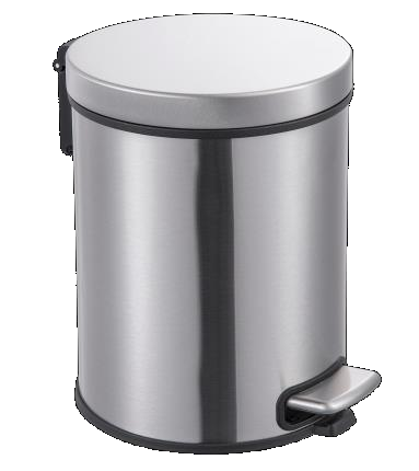 8L Bath Bin with Plastic Removable Inner Wastebasket 