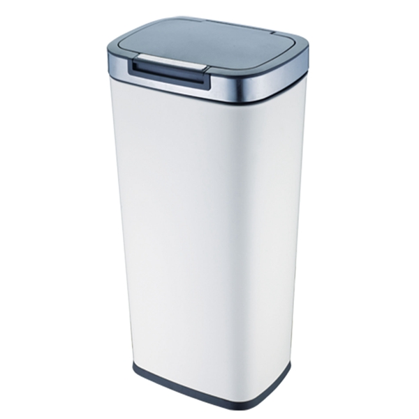 28L Stainless Steel Rectangular Touch Bin with Inner Bucket 