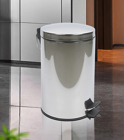 3L Stainless Steel Traditional Pedal Bin with Inner Bucket 