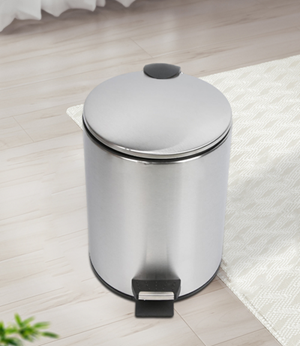 7L Stainless Steel Round Shape Slow close Trash Bin with Lid