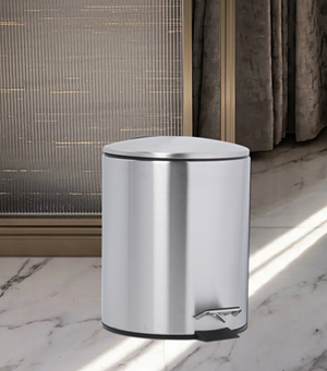 27L Stainless Steel Round Shape Slow close Trash Bin with Lid