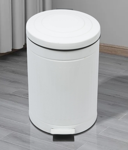 3L Stainless Steel Round Shape Garbage Bin with Lid