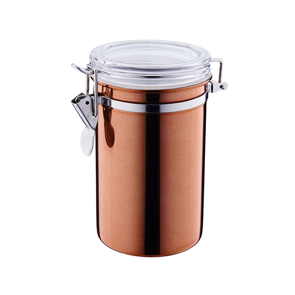 Round Shape Airtight Food Storage Canisters for Kitchen Counters