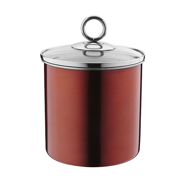 Airtight Stainless Steel Storage Container with Glass Lid