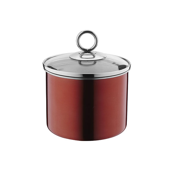 Airtight Stainless Steel Storage Container with Glass Lid