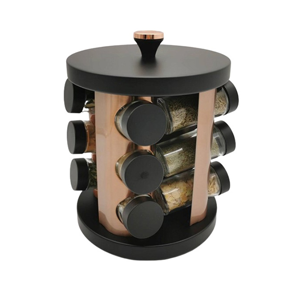 Rotating Tower Organizer for Kitchen Spices and Seasonings