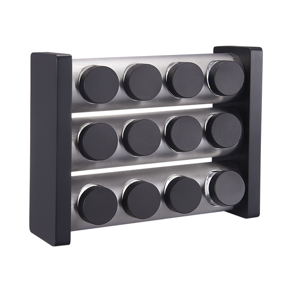 Stainless Steel 3 Lever Spice Rack untuk Cabinet Kitchen