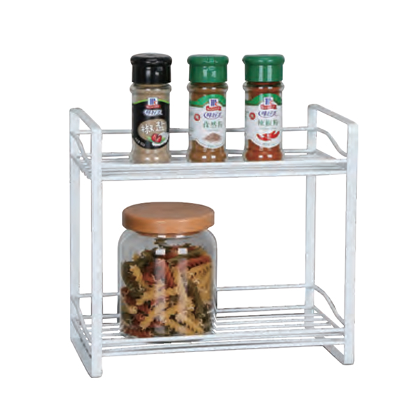 2 Tier Counter Shelf Standing Holder Storage for Kitchen Cabinet