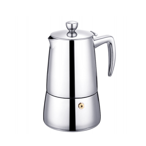 6 cup 10oz Stianless Steel Moka Espresso pot in CLOVE design