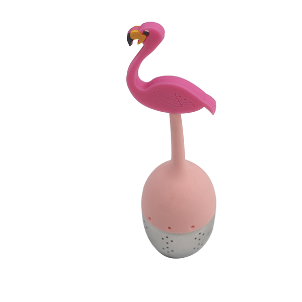 Silicone Handle Loose Tea Infuser Tea Strainer in Animal Design