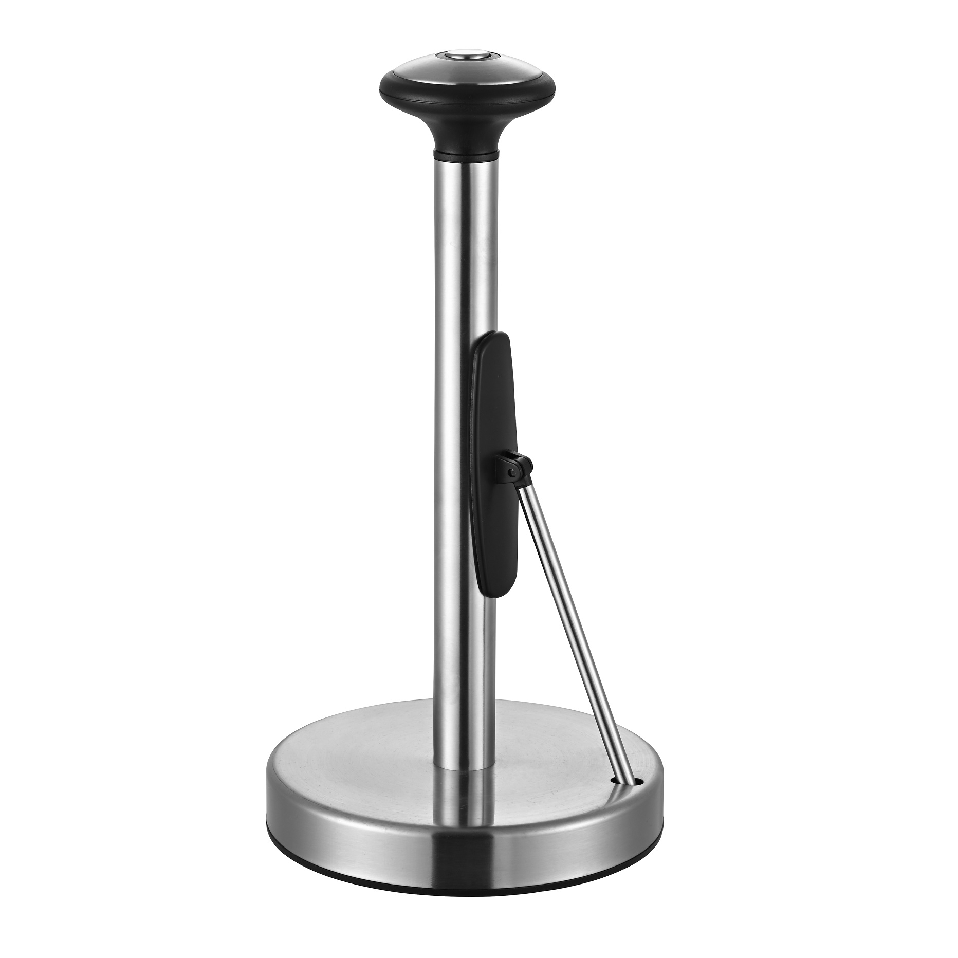 Heavy-Duty Stainless Steel Paper Towel Holder with Tension Arm