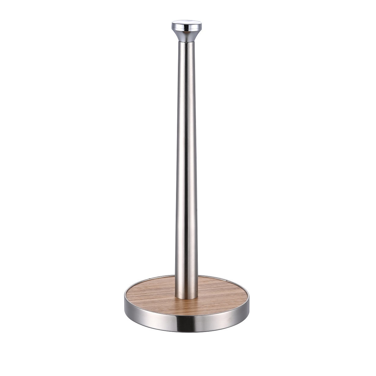 35Hcm Kitchen Paper Towel Roll Holder with Bamboo Base