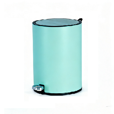 Carbon Steel Pedal Bin Wastebasket 6Liter