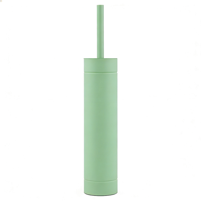 Slim Design Stainless Steel Toilet Brush and Holder Set