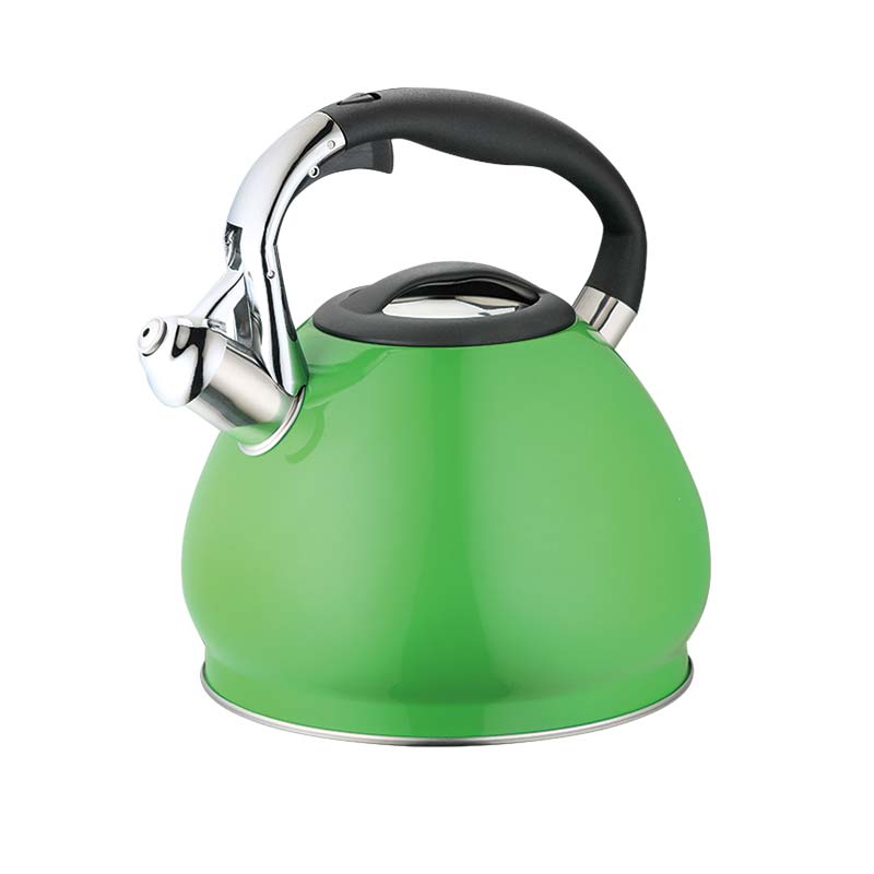 green stove top kettle