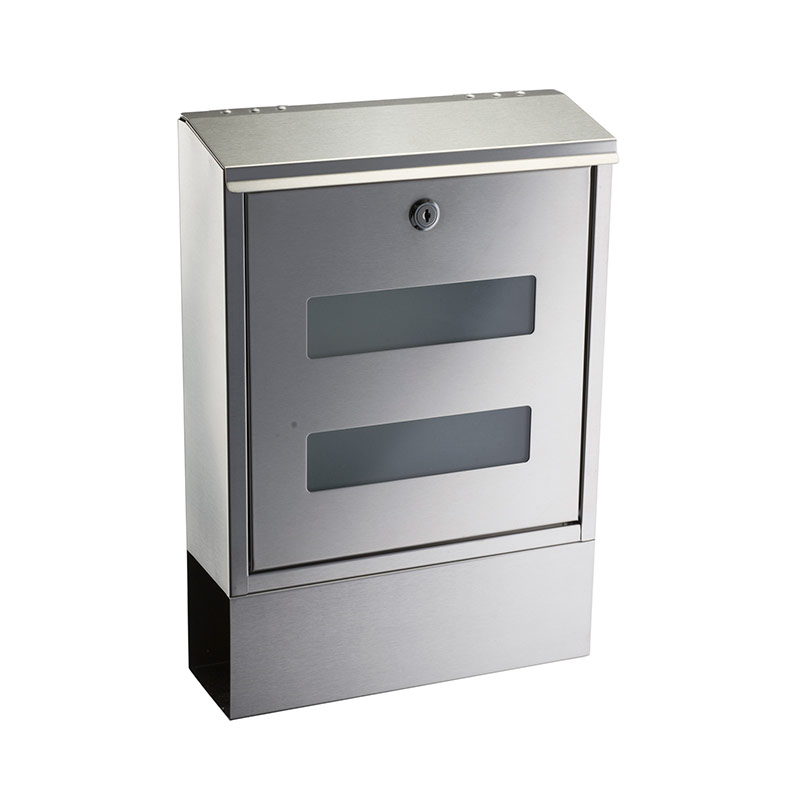 modern mailboxes for outside with newspaper holder