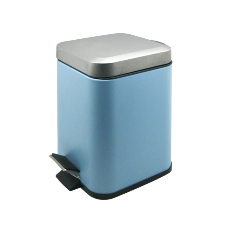 narrow rectangle garbage container bin