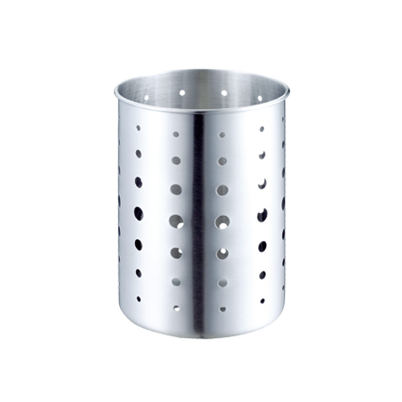 stainless steel round shape kitchen utensil holder