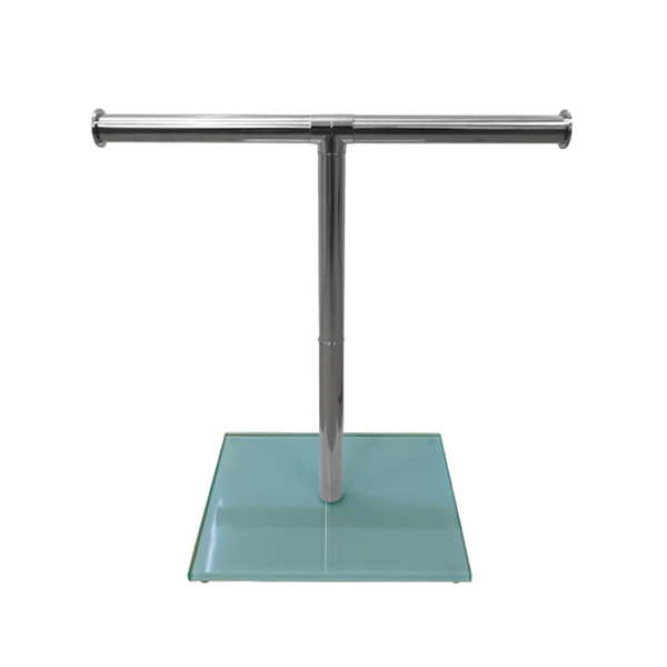 Stainless Steel Free Standing T-Shape Bath Hand Towel Rack