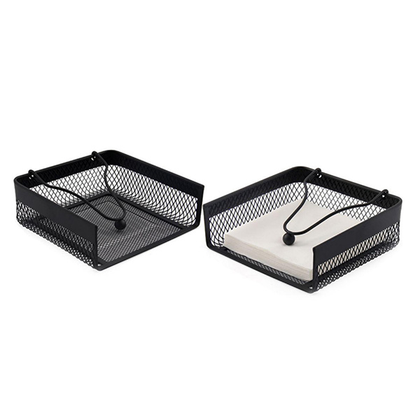Introducing our Paper Towel Holder Tabletop, a stylish and practical addition to your dining or kitchen setup. Crafted from durable metal and finished in a sleek black color, this holder adds a touch of modern sophistication to any table decor.