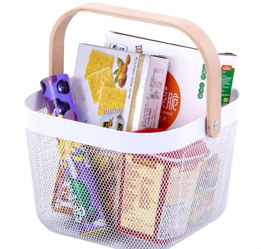 Wire Mesh Basket With Handle